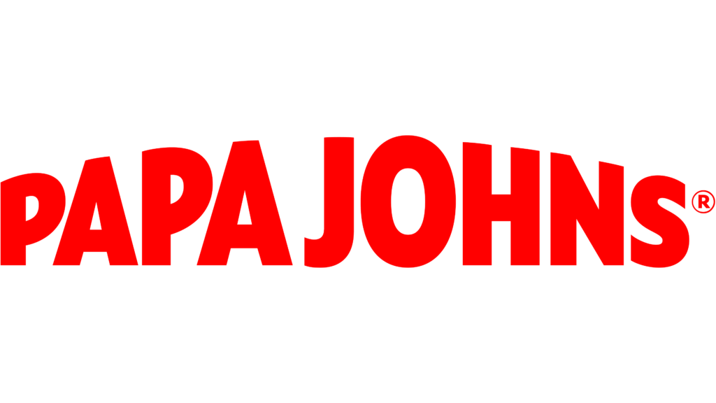 Papa Johns Cyprus sponsor logo featuring the iconic red Papa Johns brand name.